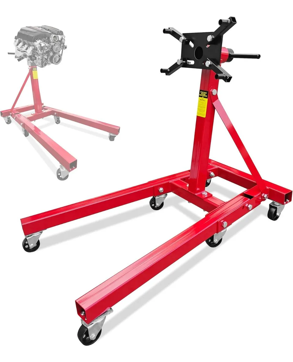 Soporte Para Armar Motores En Taller Mecánico Burro 4patas 2000lb